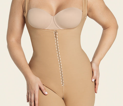 Neutral Sadie Rib Thigh Shaper