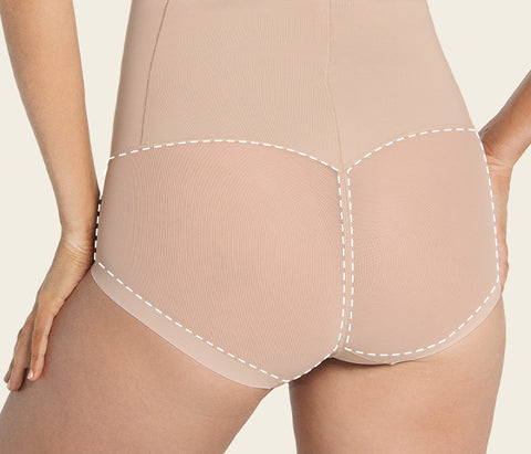 Extra High-Waisted Sheer Bottom Sculpting Shaper Panty