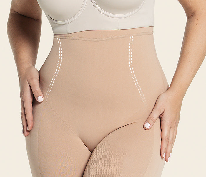 Ilusión Panty Alta estilo Faja | Braguita Tiro Alto, Control de vientre y  levantamiento de Glúteos | Calzón modelador de Cintura y Controlador de