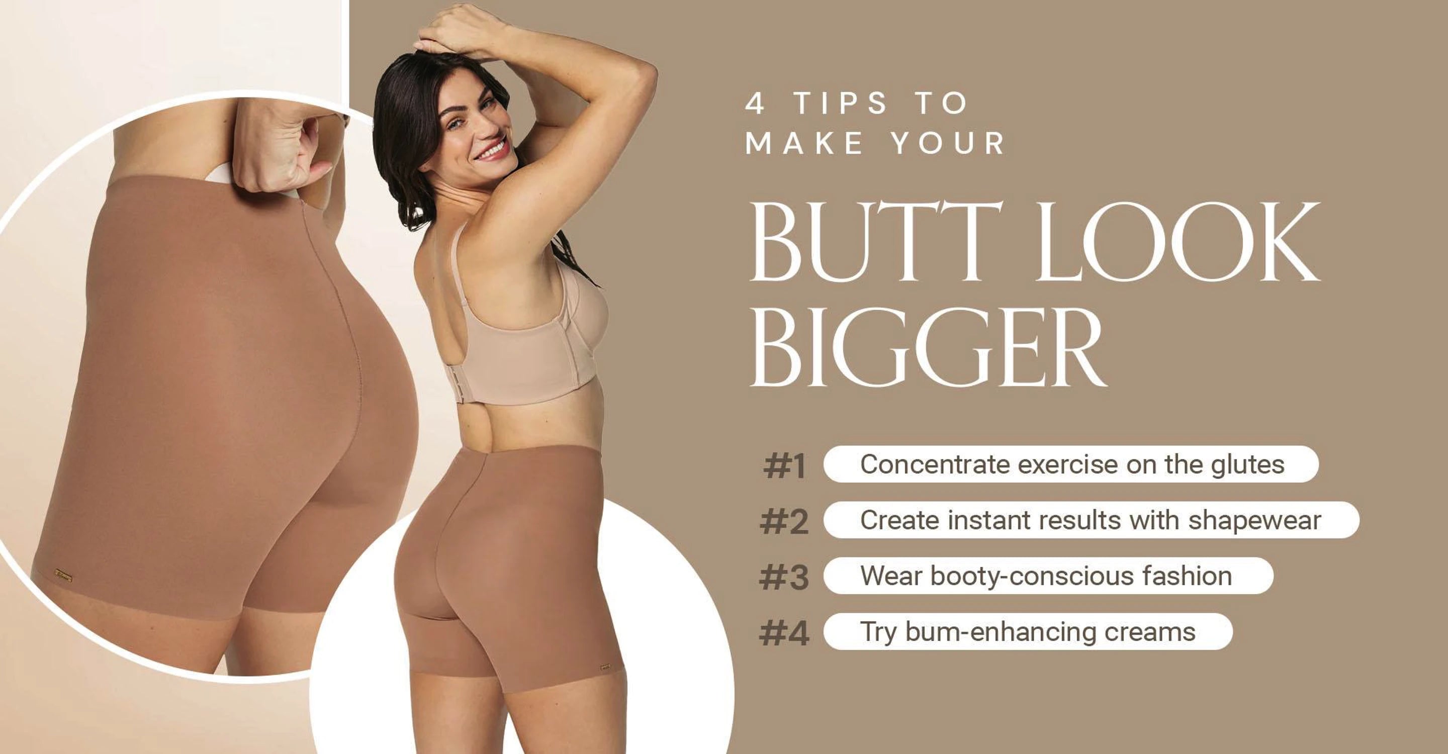How To Make Your Butt Look Bigger: 4 Tips