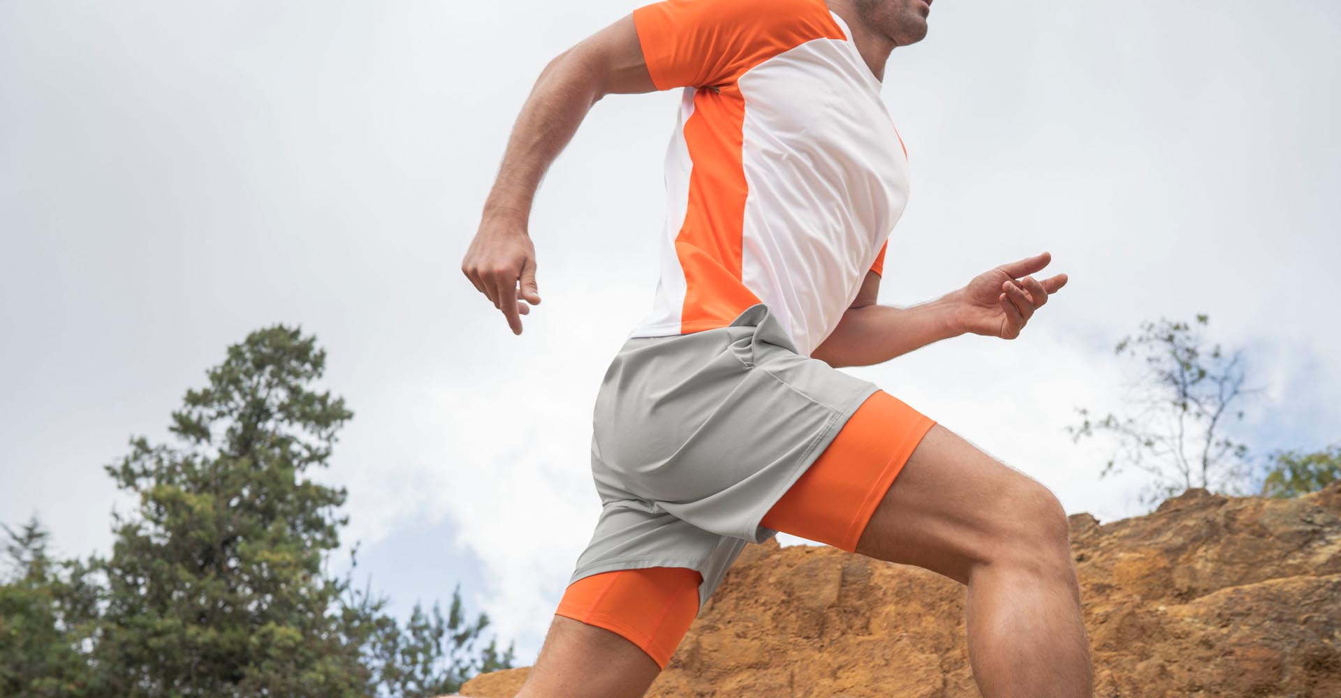 man running outdoors