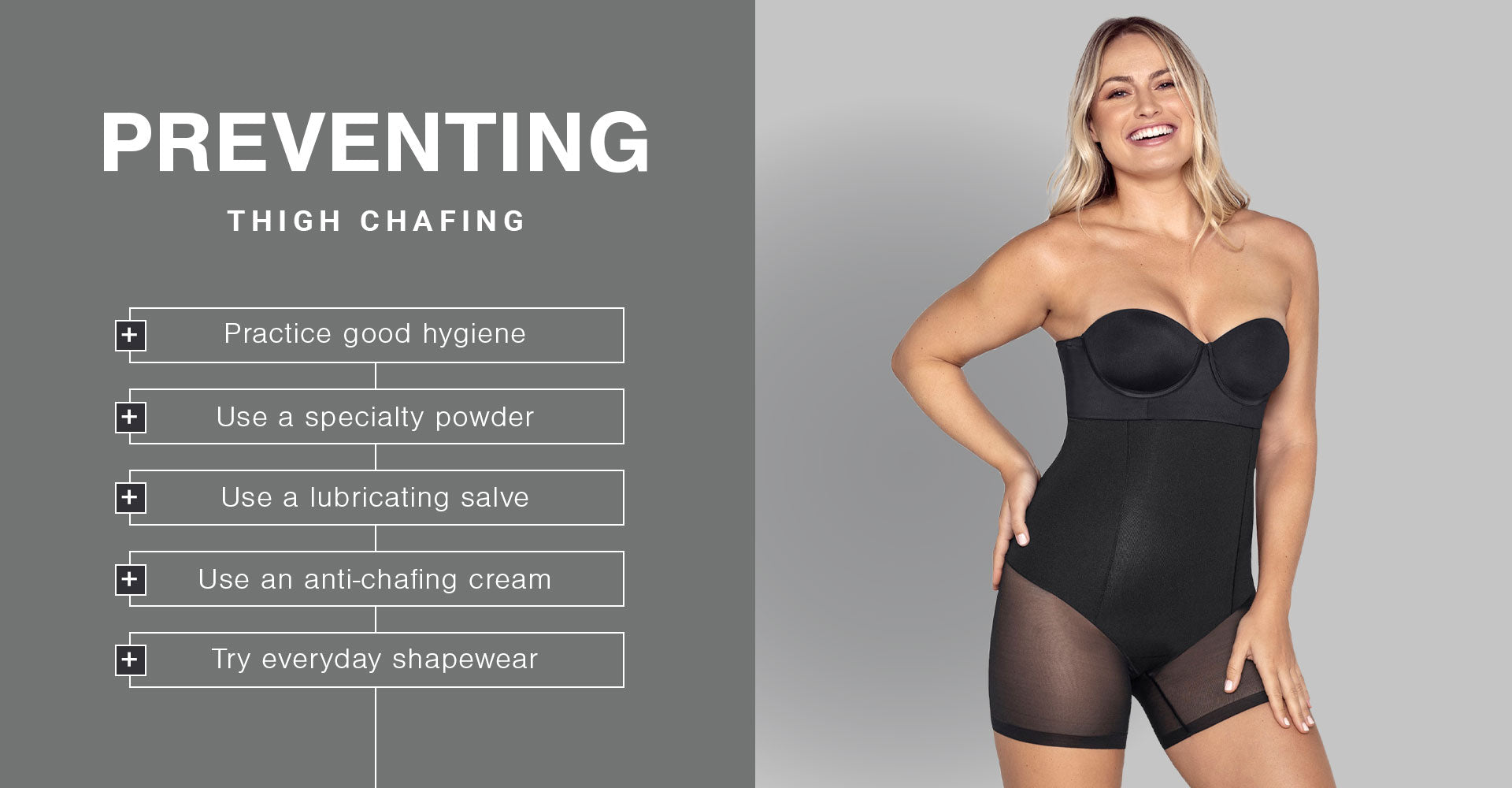 preventing thigh chafing