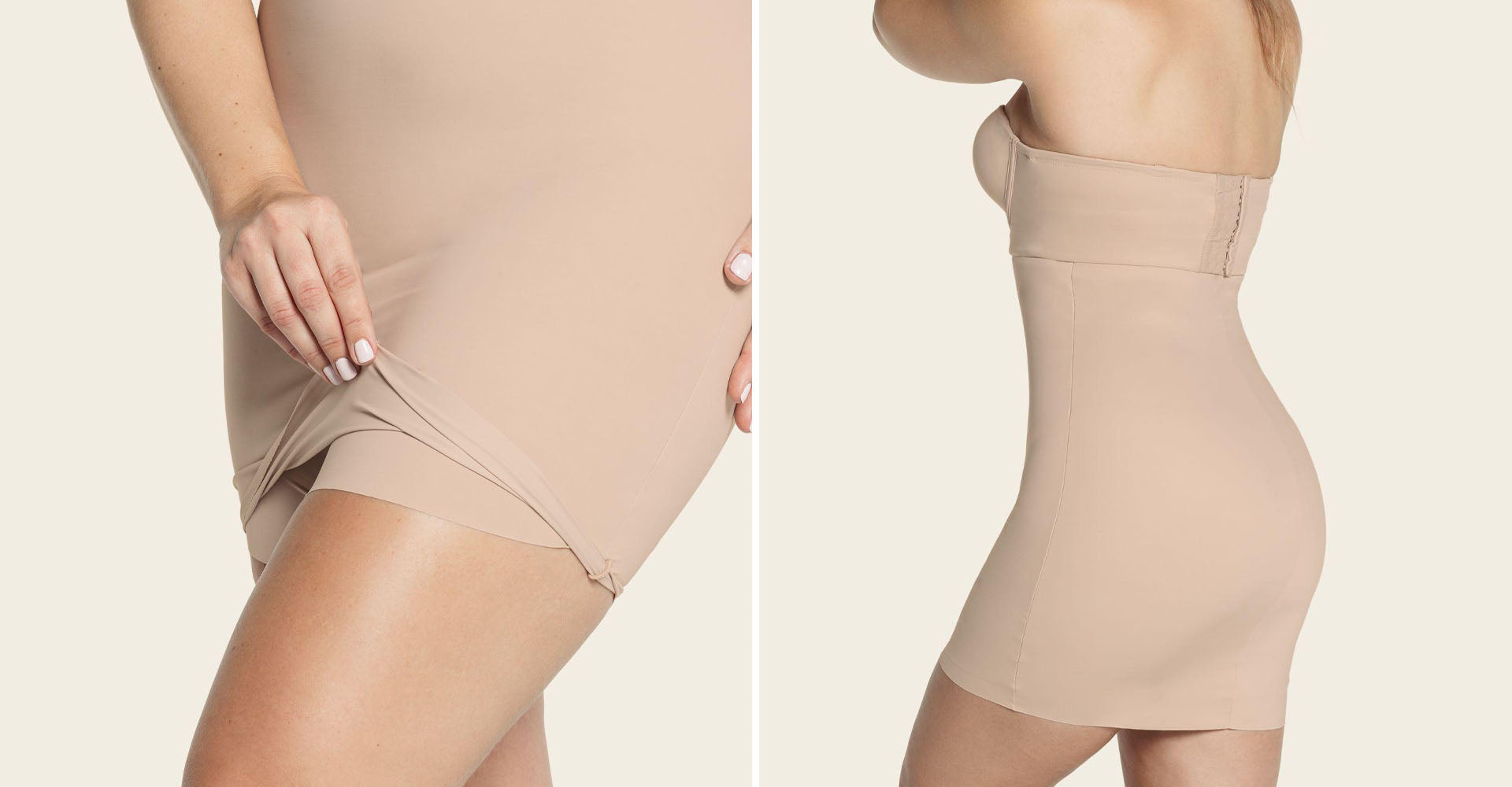 slimming nude skort