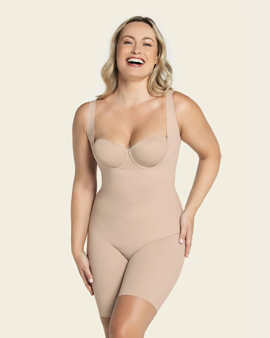 undetectable step in mid thigh body shaper