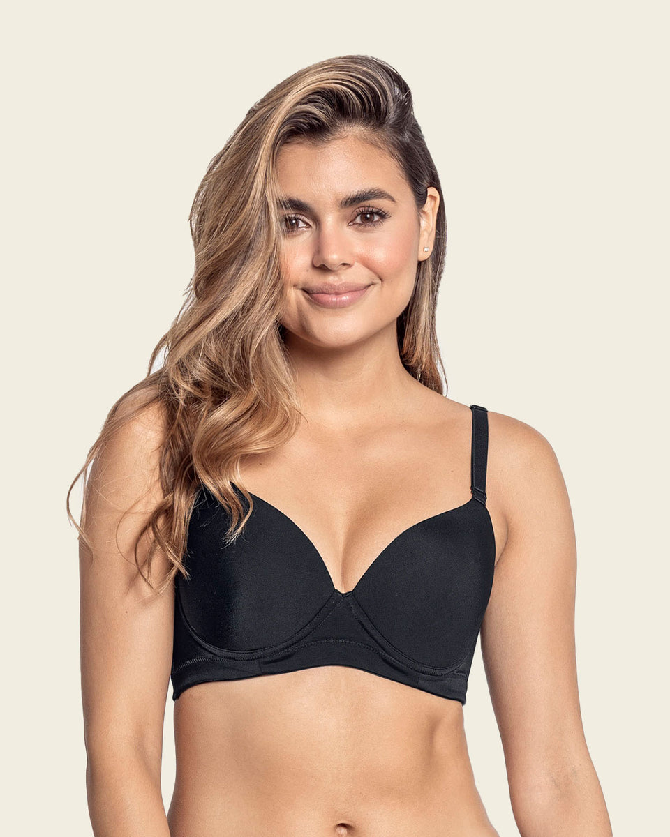 Ballet back underwire contouring bra