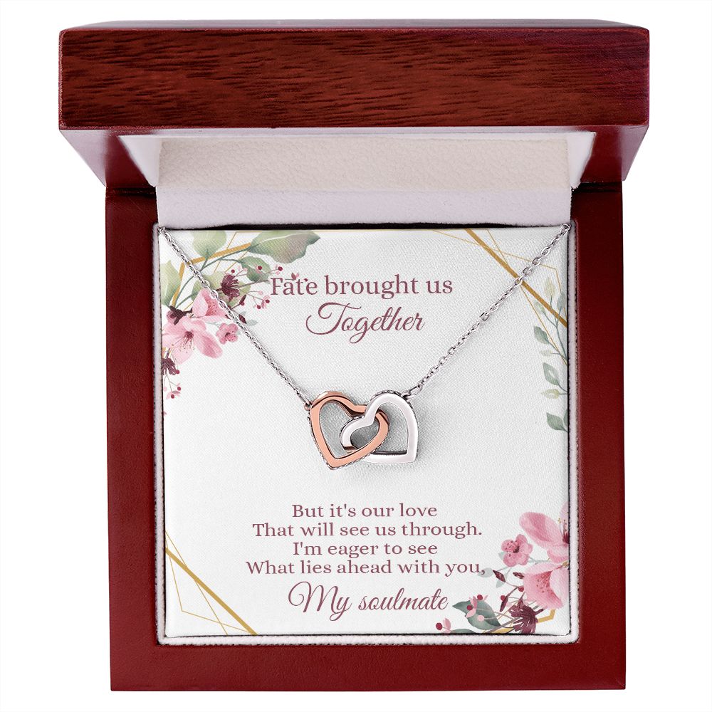 "A Connection Like No Other": A Love Interlocking Hearts Necklace