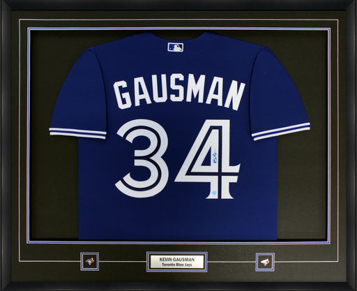 Kevin Gausman Signed Number Frame with PhotoGlass Blue Jays