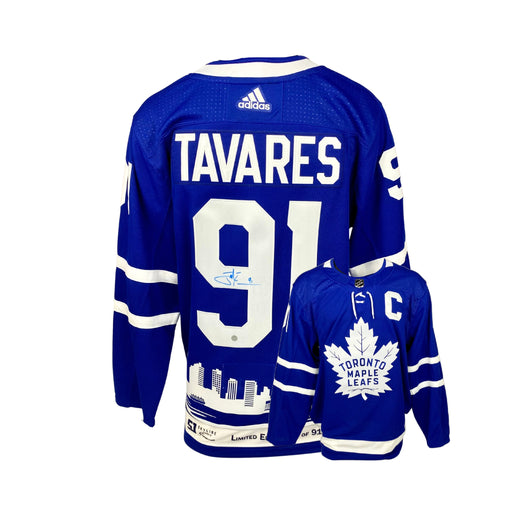 John Tavares Signed Toronto Maple Leafs Heritage Classic Adidas Auth. Jersey