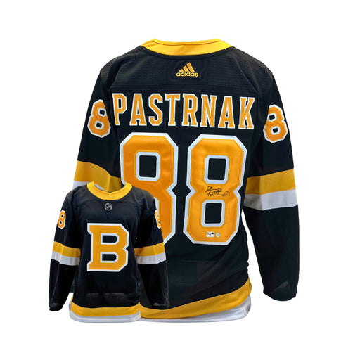 David Pastrnak Boston Bruins Autographed White Adidas Authentic Jersey