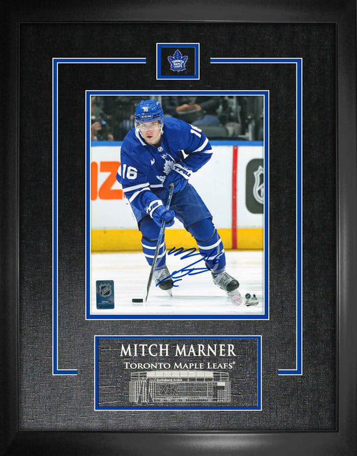 Mitch Marner Toronto Maple Leafs Signed Unframed 8x10 Leg Kick Goal  Celebration Vertical Photo