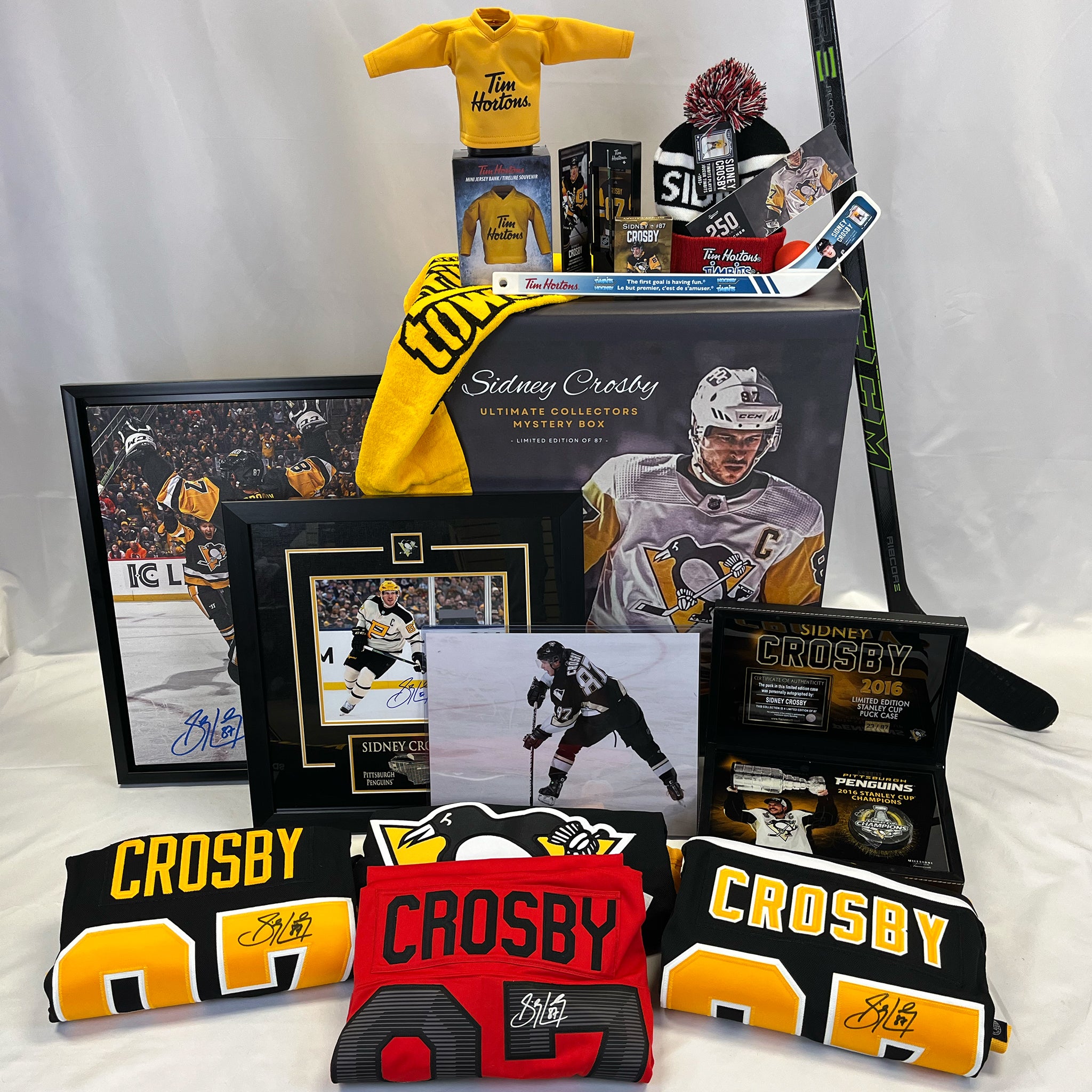 Sidney Crosby Signed Pittsburgh Penguins 2022 Reverse Retro Adidas Auth.  Jersey (Limited Edition of 87)