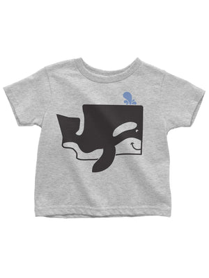 WASHINGTON ORCA toddler tshirt - MOSS