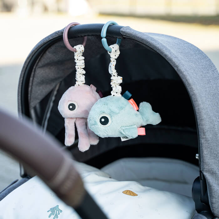 Stroller with pram toys from Dome by Deer with wally and jelly 