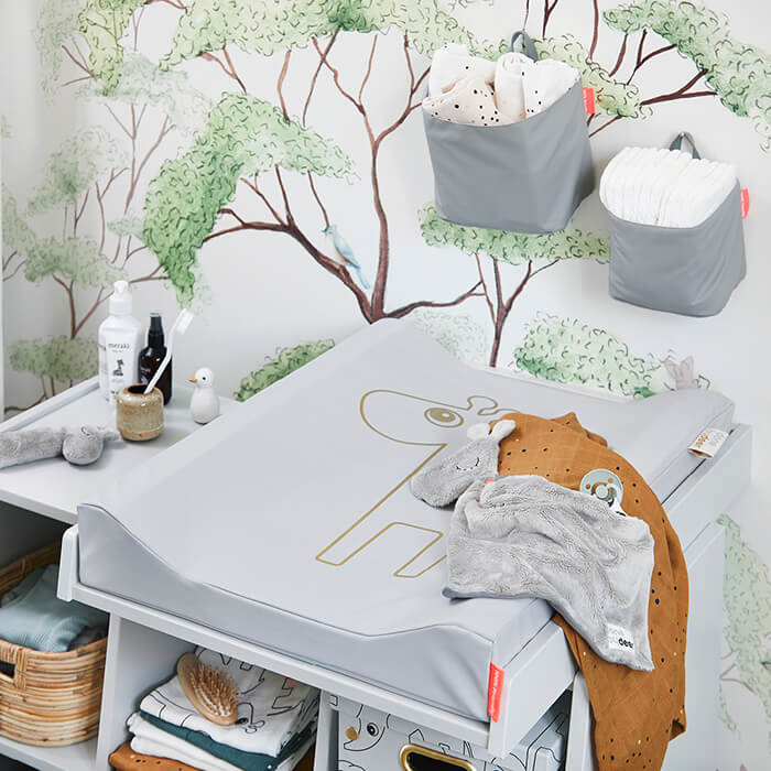 Changing station furniture from Done by Deer in neutral colours