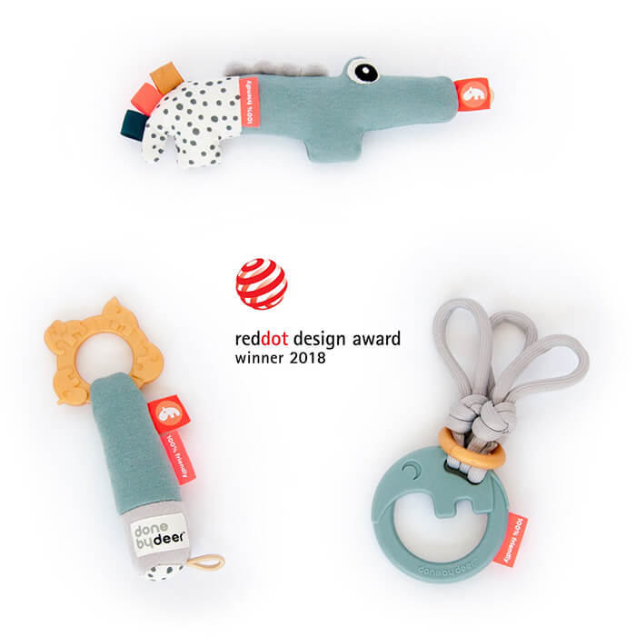 Done by Deer wins 5th Red Dot Award for Tiny Toys