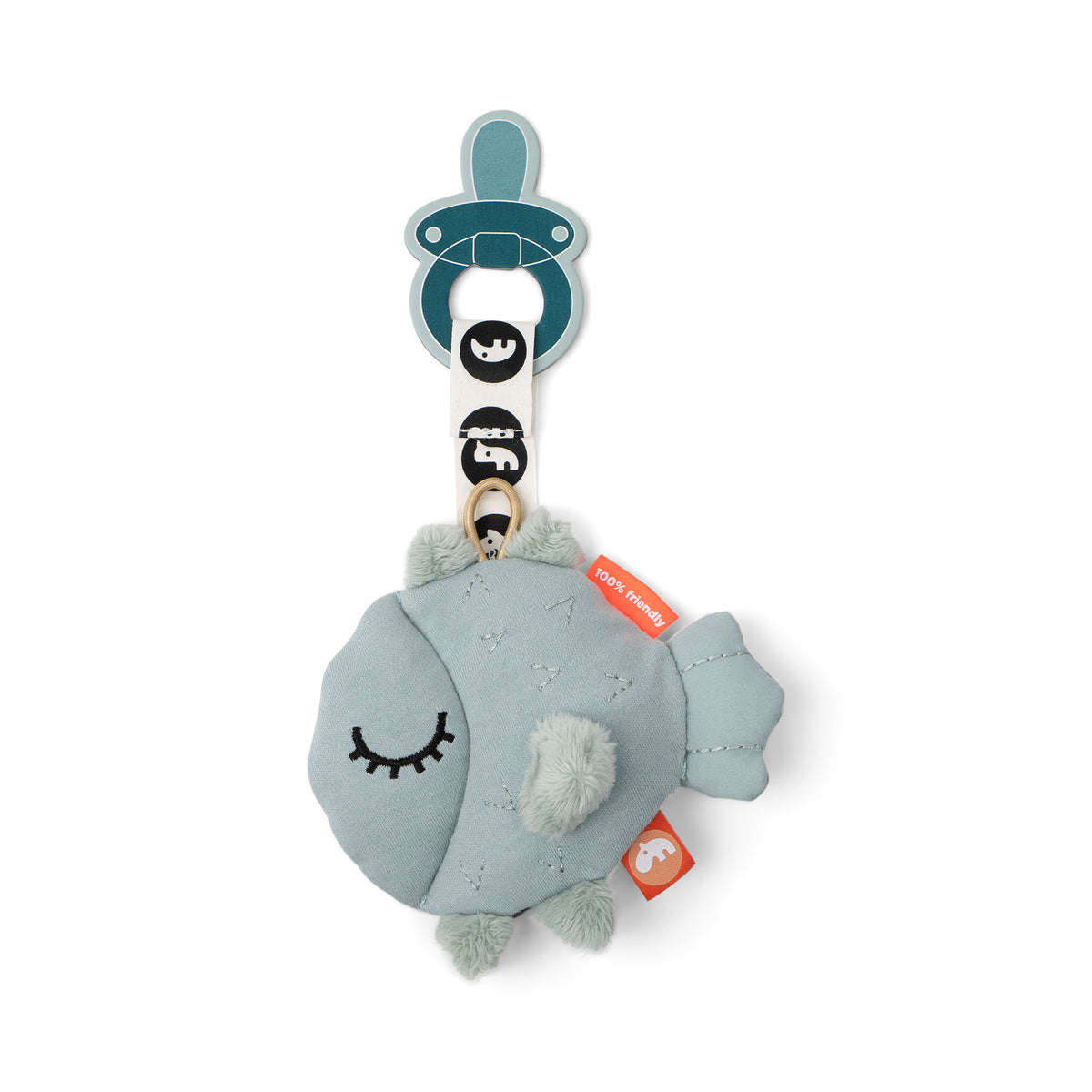 Doudou attache-sucette Cozy Friend de Done by Deer