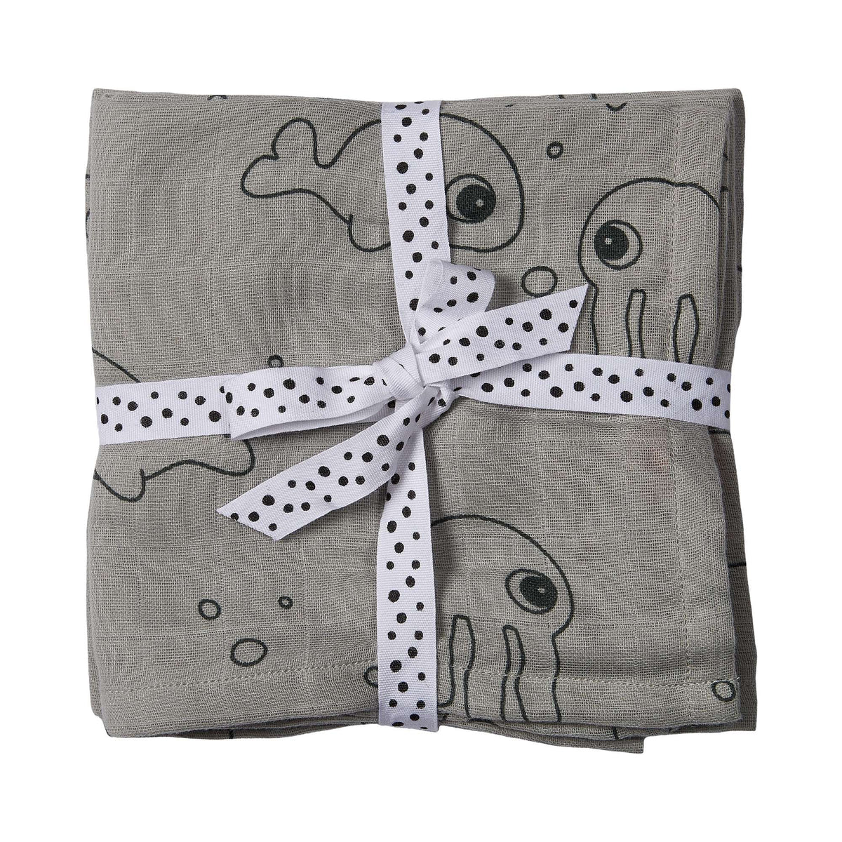 Done By Deer  Cozy Nest - Dreamy Dots White/Grey – Scandikid