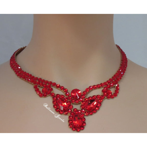 Buy Babosa Sakhi Baroque Red Crystal Necklace Pearl Party Bold Statement  Jewelry Online at Lowest Price Ever in India | Check Reviews & Ratings -  Shop The World