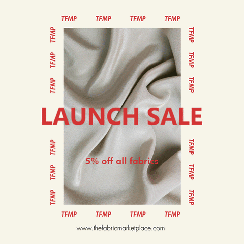 Launch Sale 5% Off all fabrics
