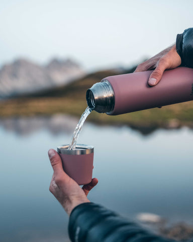 Clean thermos bottle