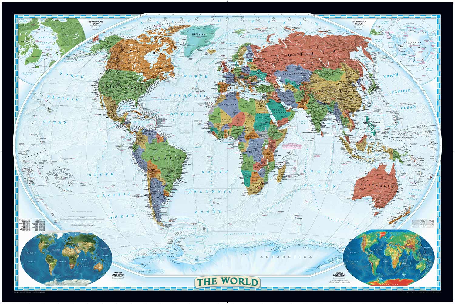 World Decorator Map wallpaper mural | Ever Wallpaper UK