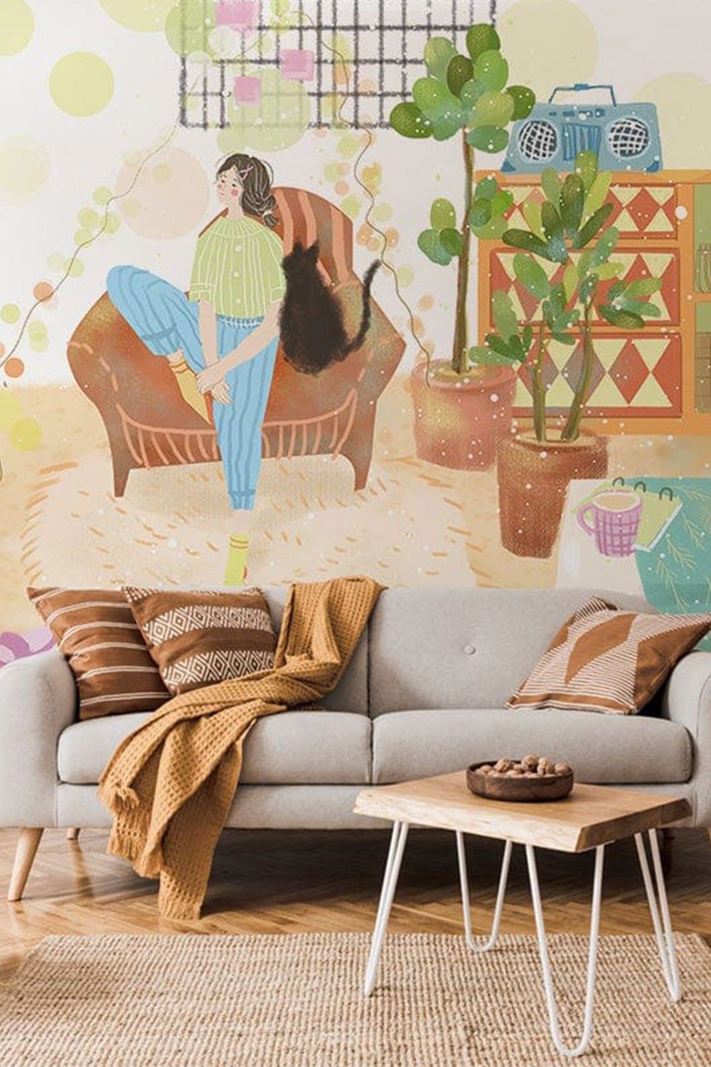 Girls' Room: Wallpaper Installation - Pepper Design Blog