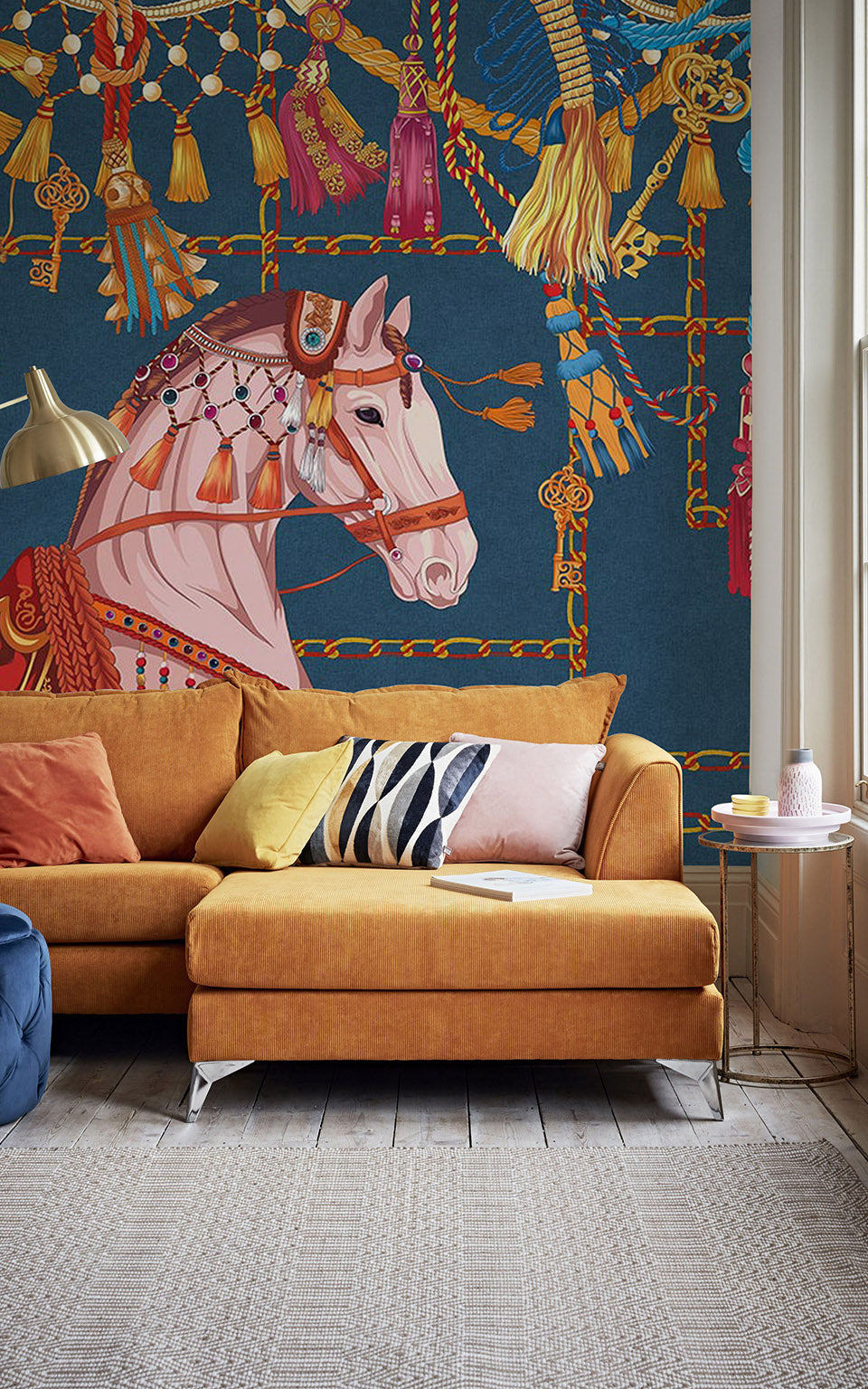 Prancing Black Horse Animal Full Wall Mural Photo Wallpaper Print Home 3D  Decal | eBay