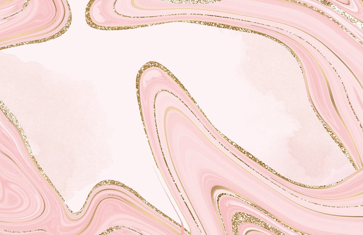 Pink Gold Marble Wallpaper Mural | Ever Wallpaper UK
