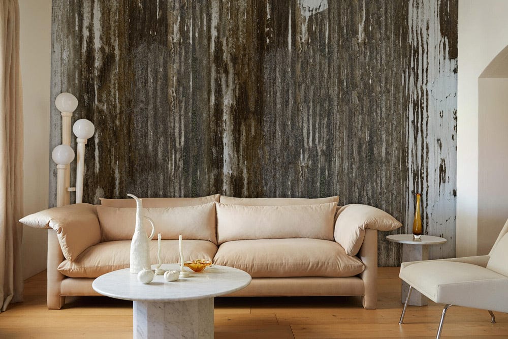 Heavily Rustic Wall Wallpaper Mural | Ever Wallpaper UK