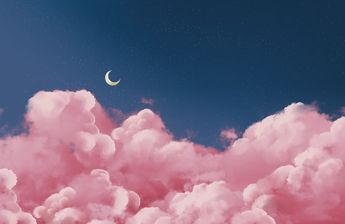 Pink Clouds Wallpaper Mural | Clouds Wallpaper UK