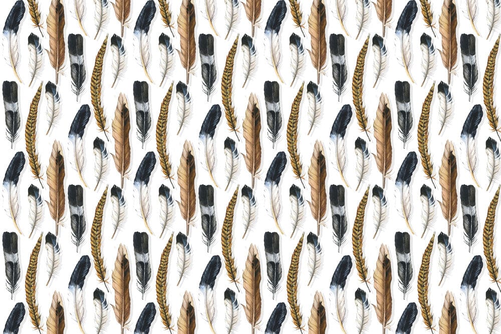 Barry Dixon Les Plumes Wallpaper In Dining Room