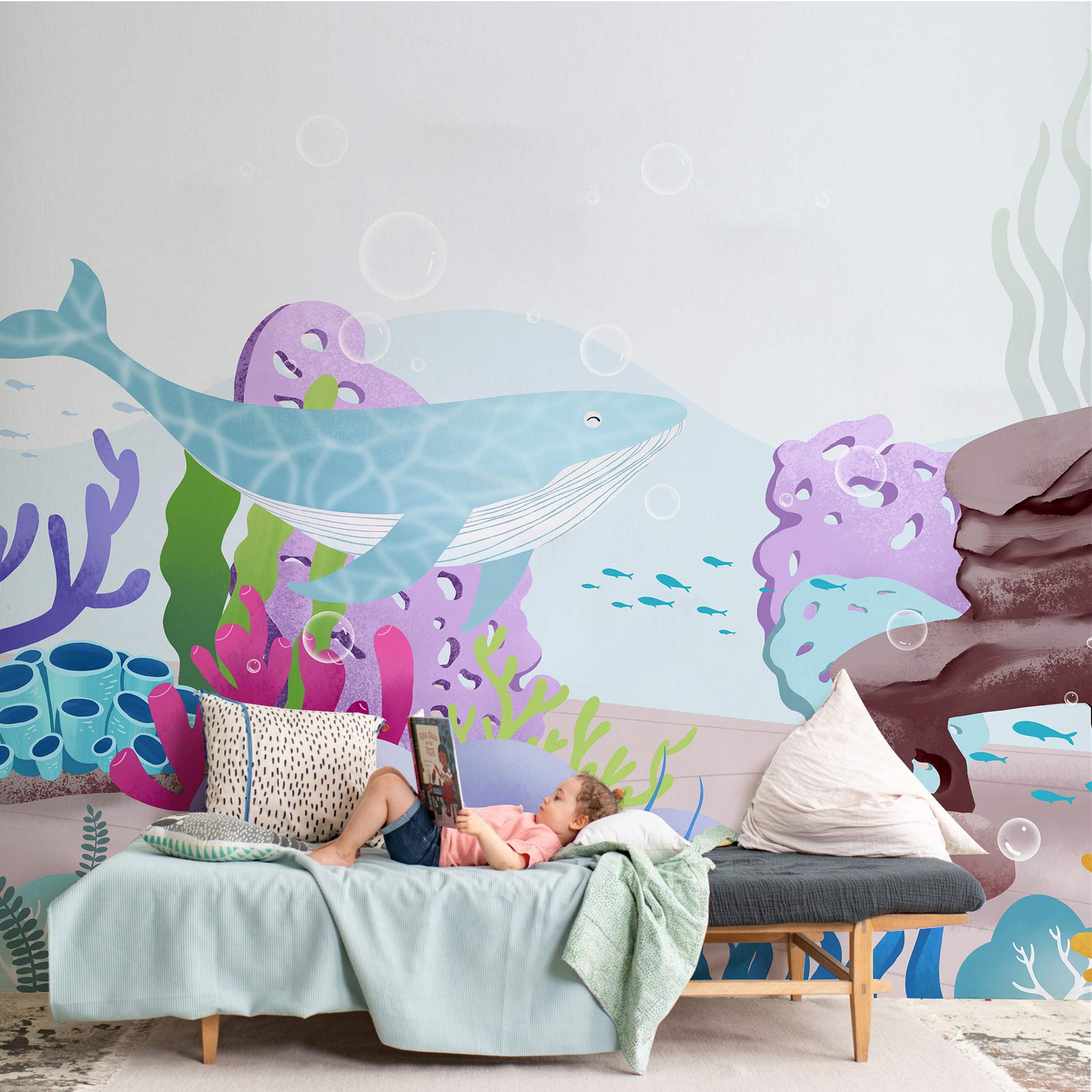 Under The Sea Wallpaper Mural | Sea Animal Wallpaper UK | M10501-X