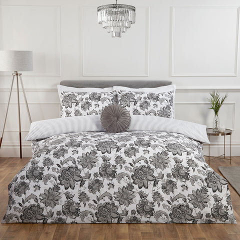 Monroe Monochrome Reversible Duvet Set