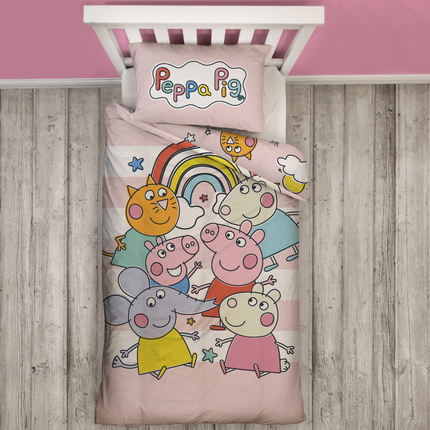 peppa pig playful duvet set