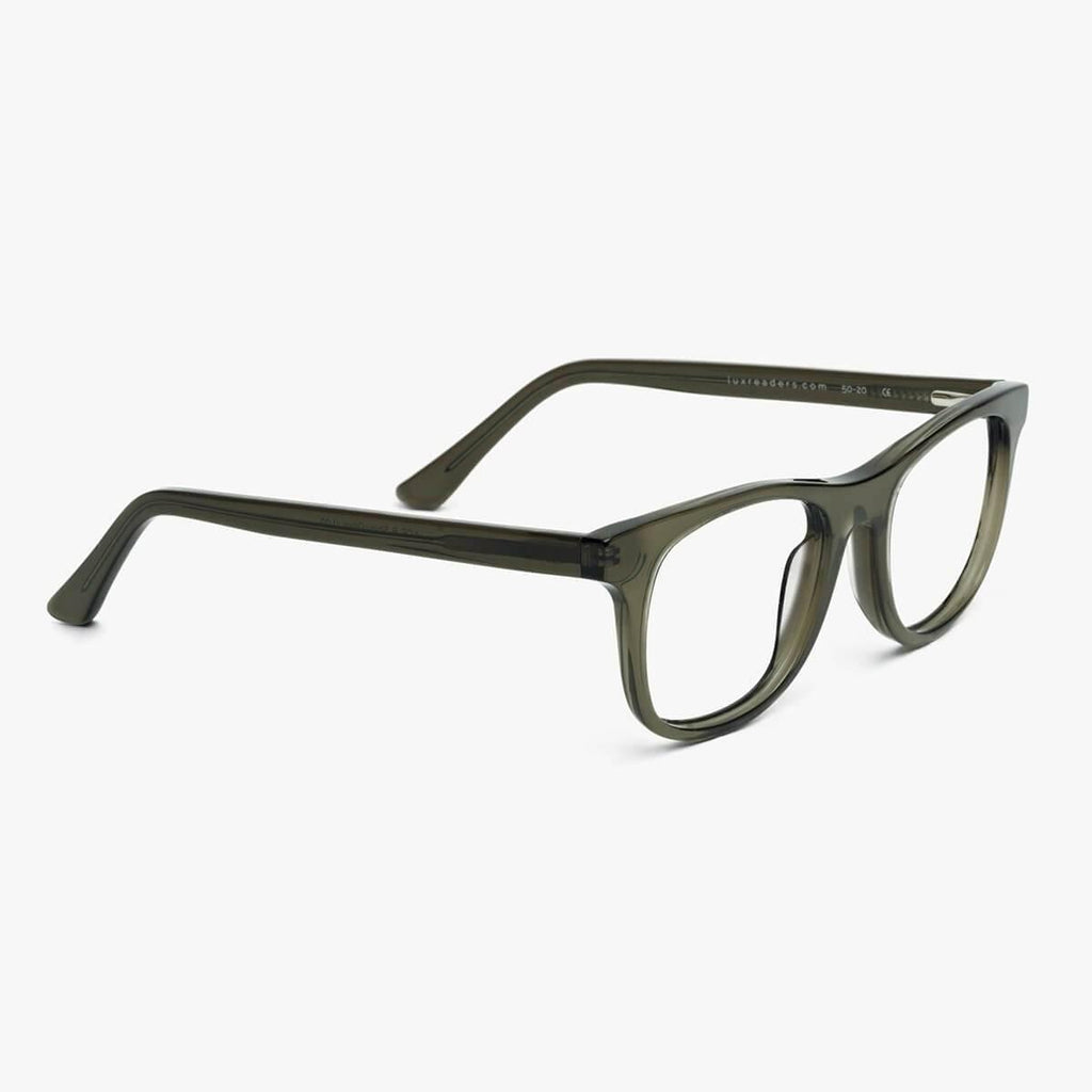 Evans Shiny Olive Reading glasses - Luxreaders.fi