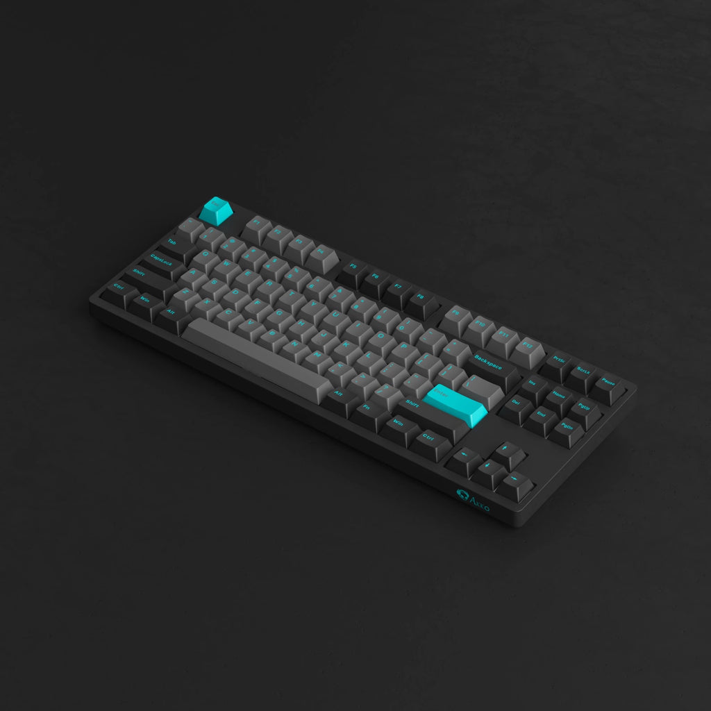Akko 3087 Plus Black&Cyan Mechanical Gaming Keyboard - Cozy Dev