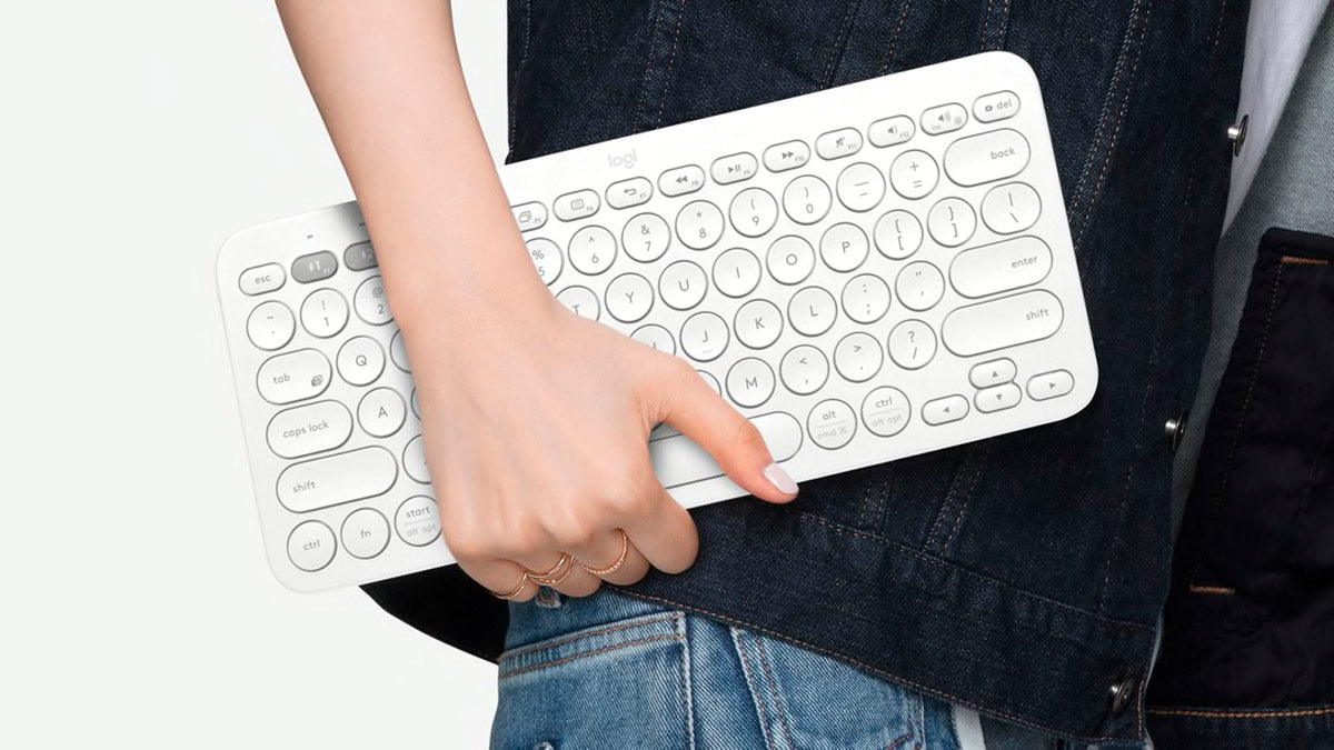 Logitech Multi Device Bluetooth Keyboard K380 White - Cozy Dev Australia
