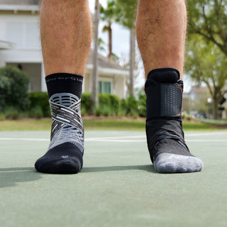 DASS compared to standard ankle brace