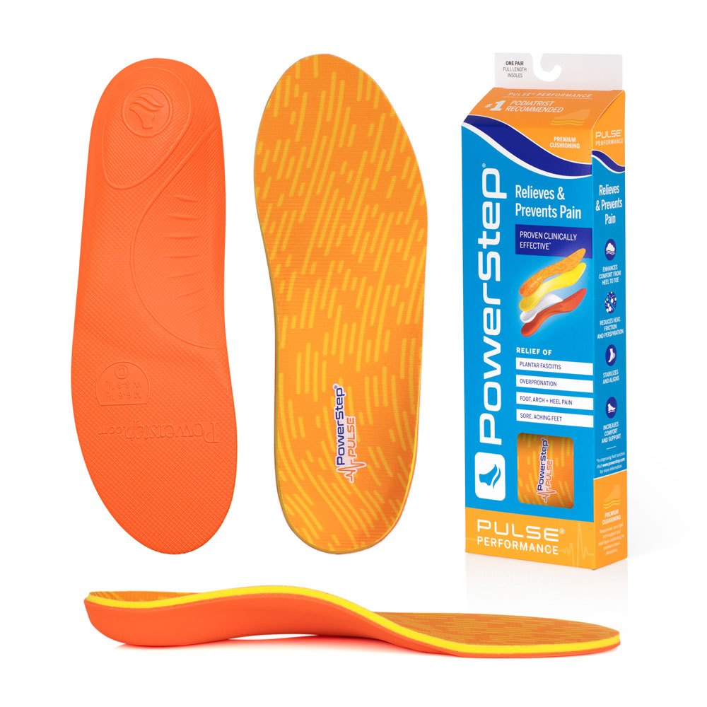 PowerStep PULSE Performance Insoles | Running Shoe Pain Relief Insole
