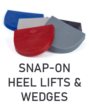 snap-on heel lifts and wedges