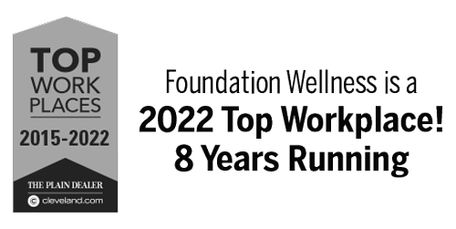 Top Workplaces from 2015-2022, Foundation Wellness is a 2022 top workplace! 8 years running.