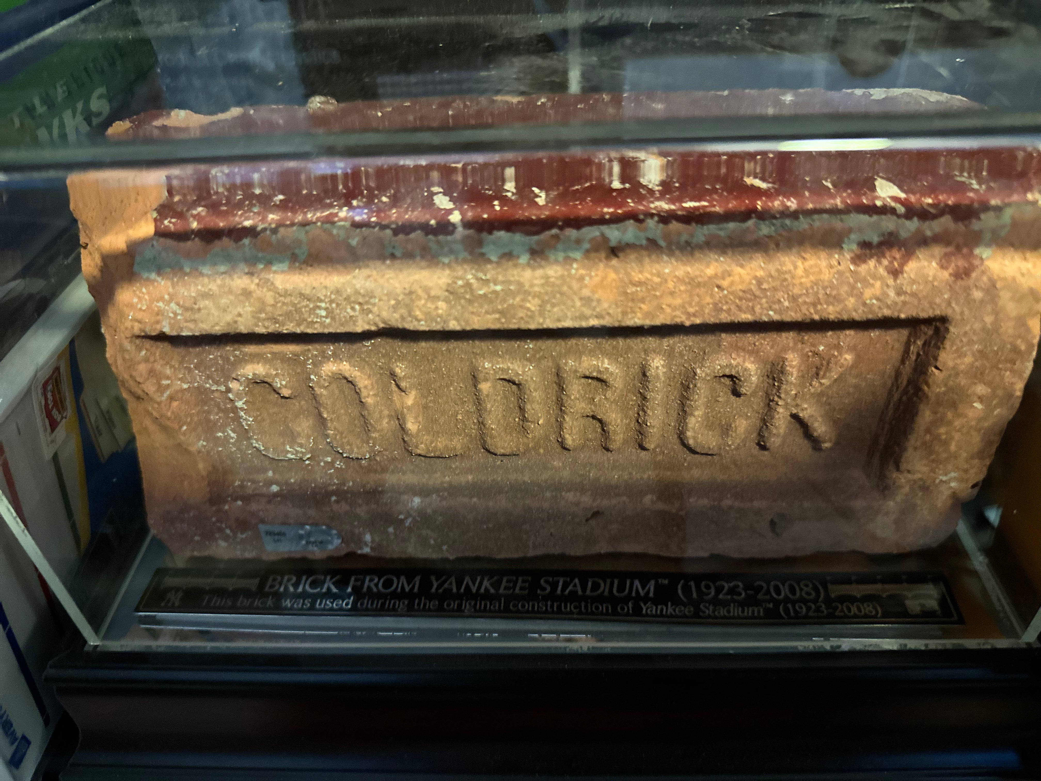 1923-2008 Yankee Stadium Brick Authentication