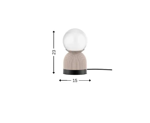 Zayl Table Lamp in Lark Beige (93g)