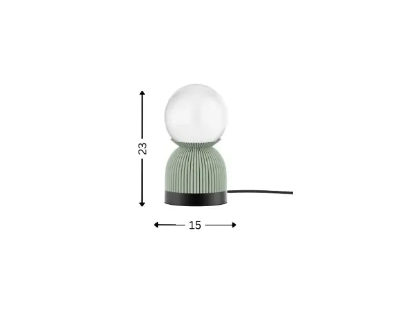 Zayl Table Lamp in Sage green (93g)