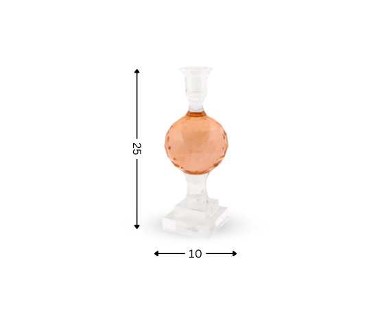 EJAINTERNATIONAL_ApS__Crystal_Holder_in_Peach