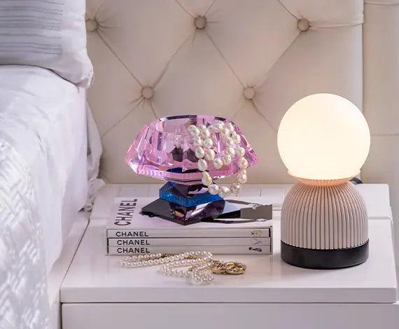Zayl Table Lamp in Lark Beige
