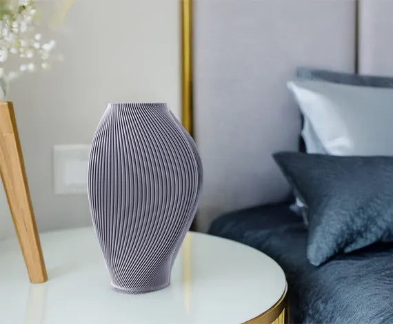 Bloz Vase in Graphite