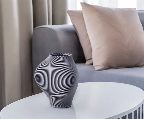 Bloz Vase in Graphite (165g)