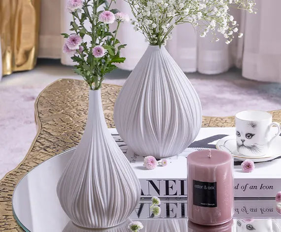 Flad Vase in Cool grey (104g)