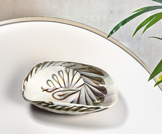 YALOS MURANO- Palma Medium Folded Bowl